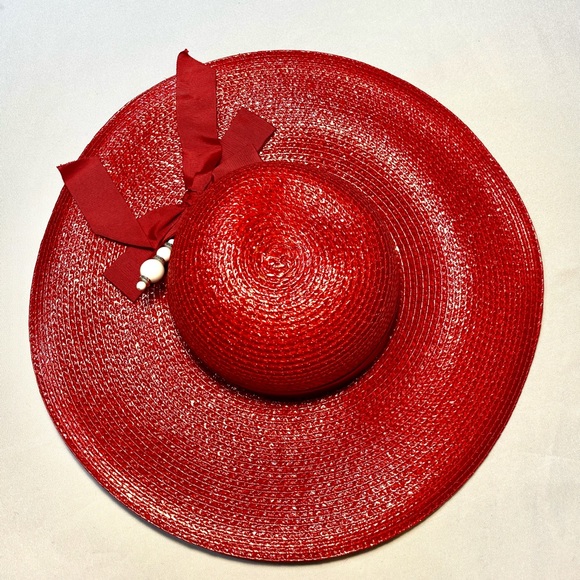 Designer’s Large-Brim Ball Hat Embellished by Don Anderson Italy - Picture 8 of 11